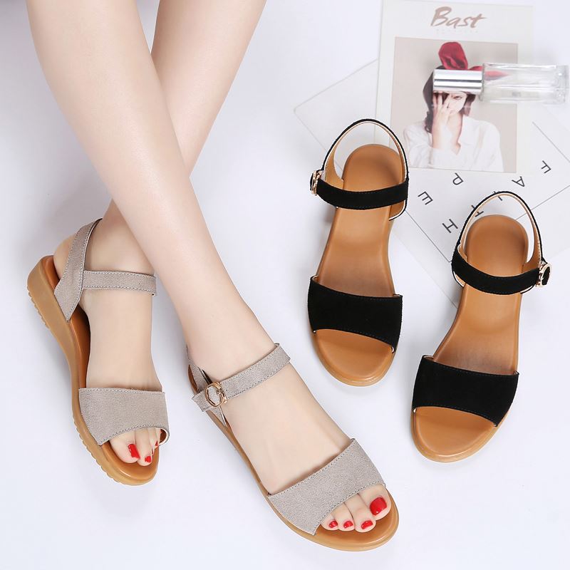 Hot Sale Pu Women Sport Sandals For Women And Ladies Flat 2024 Slipper Sandals Ankle Strap Summer Beach