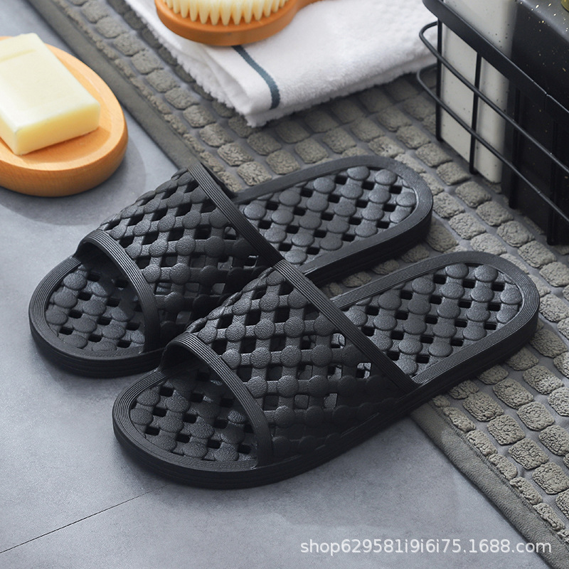 Custom Spa Guest Comfortable White Open Toe Four Season Bathroom Soft Slippers For Hotel Disposable