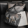 Fashion Japan Style Men's Messenger Bag Soft PU Leather Crossbody Messenger Bag Men Satchels Crossbody Bag Mens Shoulder Bags