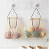 Creative Mesh Shopping Bag Hollow Knit Kitchen Breathable Storage Bag Vegetable Onion Potato Garlic Ginger Hanging Storage Bag