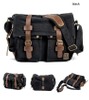 Canvas Leather Men Messenger Bags Big Satchel Shoulder Bags Male Laptop Briefcase Travel Handbag