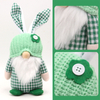 Easter Decoration: Dwarf Goblin Men's And Women's Plaid Rabbit Faceless Doll Ornament