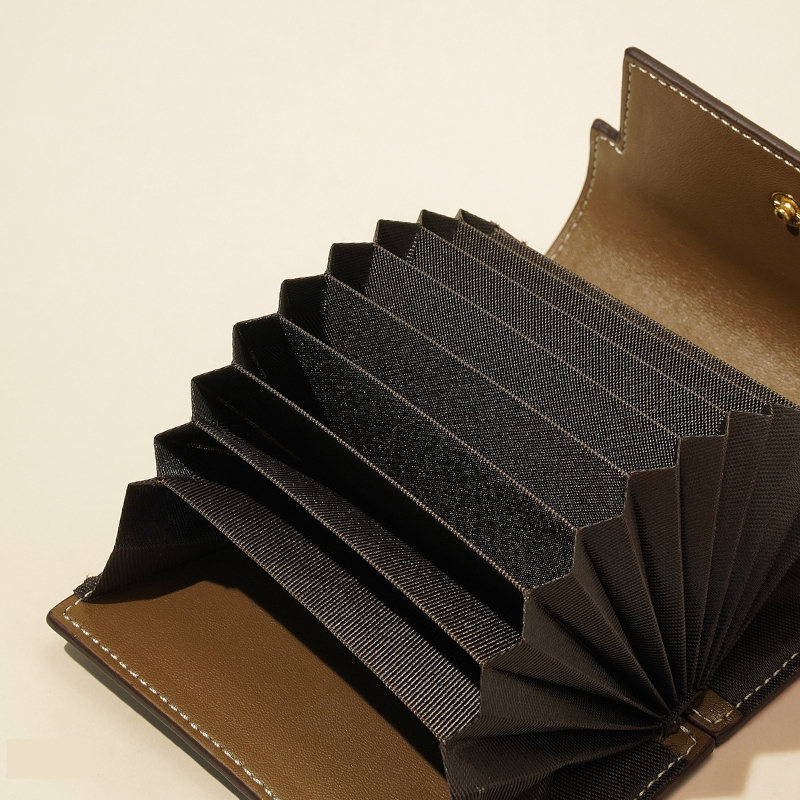 Luxury Women's Leather Business Card Holder New Small And Large Capacity Women's Card Bag Premium Leather Card Bag