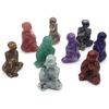 Natural Stone Thinker Statue Nordic Art Abstract Yoga Figurine Healing Crystal Craft Home And Desktop Decor Ornaments Gifts 1.6"