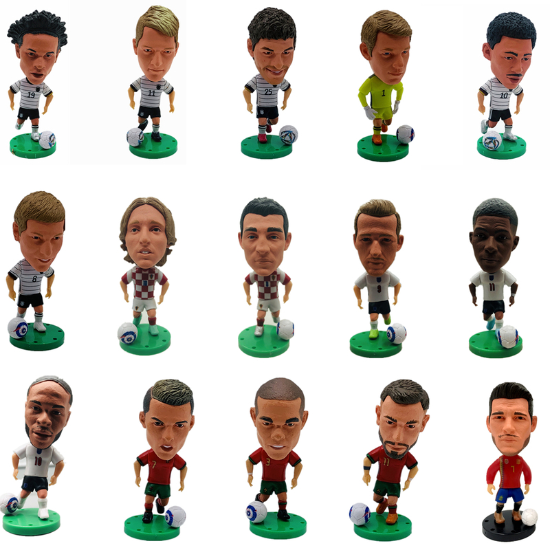  7 Height Soccer Star Dolls 2024 Cartoon Nation League Famous Player Figures