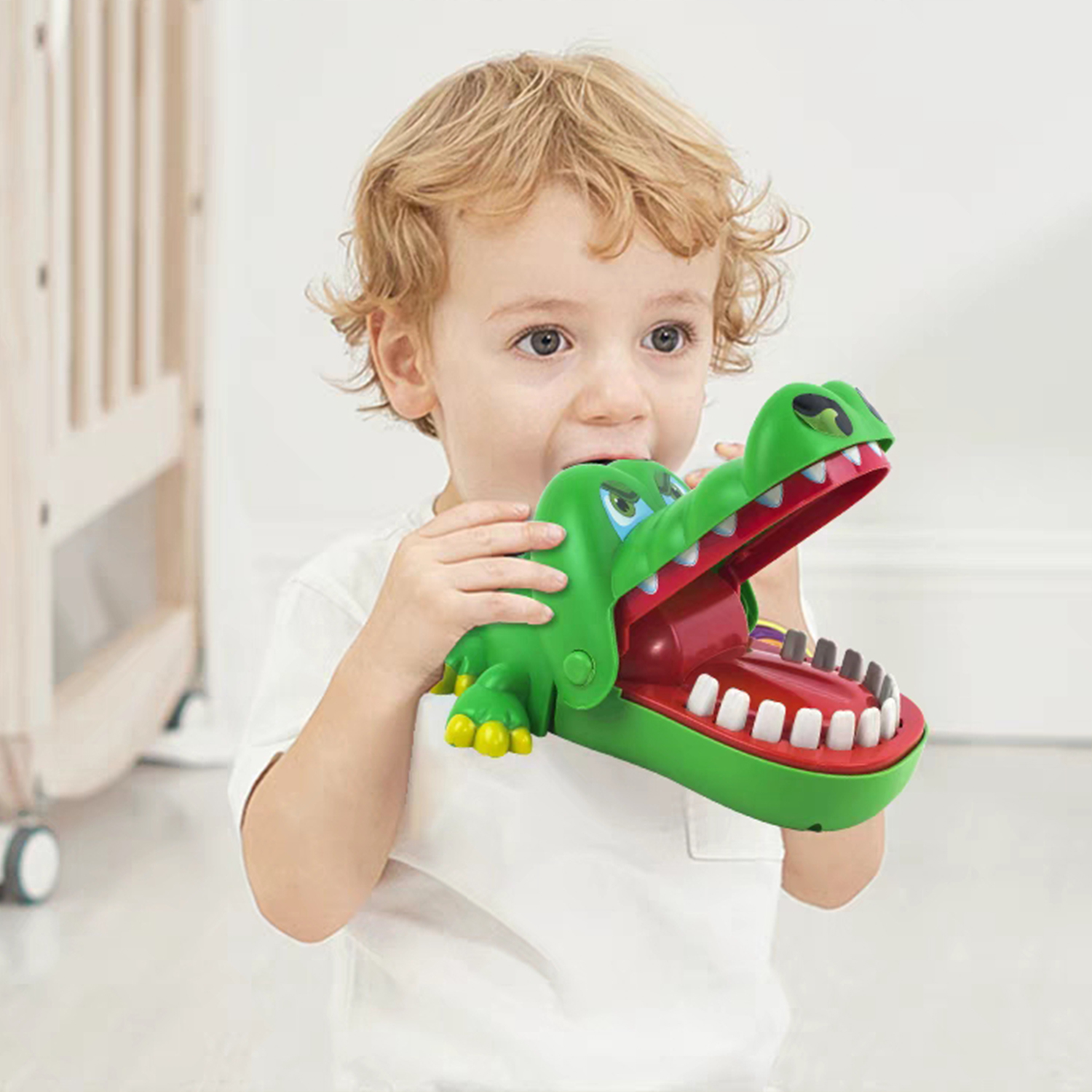 Children's Toys Crocodile by Teeth Biting Finger Toys Educational Training Toys Parent-child Interaction Toys