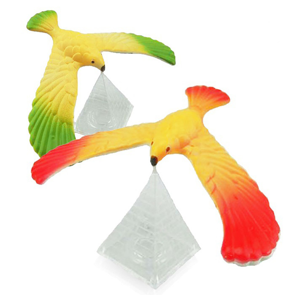1 Set Amazing Balanced Eagle Bird Balancing With Stand Bird Desk Kids Toy Fun Learn Educational Toys for Kids Balancing Bird Toy