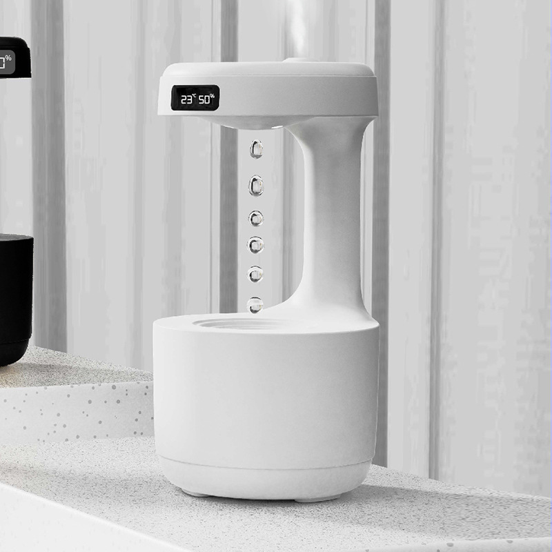 Heavy Fog Spray Anti Gravity Water Droplets Office Desktop Bedroom Atmosphere Light Humidifier Gift Customization