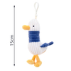 Doll Keychain Cartoon Duck Shape Plush Pendant Doll Toy Hanging Pendants Bag Charm Keyring for Boys Girls