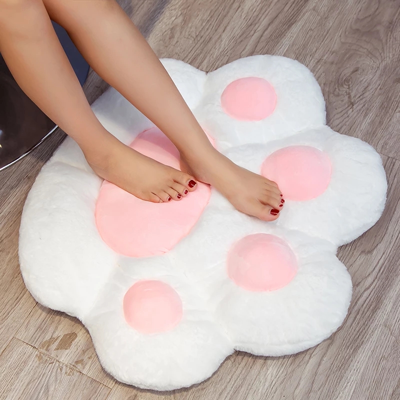 70cm Kawaii Cat Paw Plush Toys Cute Soft Stuffed Plush Cushion Chair Sofa Butt Pad for Home Room Decoration Office Nap Dolls