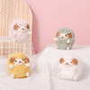 1Pc Backpack Decor Sheep Plush Pendant Cute Mini Sheep Plush Pendant Soft Lamb Doll Ornament Keychain For Car Decoration