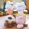 1PC 14cm Kawaii Soft Stuffed Animal Little Cat Keychain Plush Bag Car Pendant Keychain DIY Trinket Kids Stuffed Animal Toys