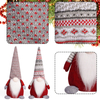 Christmas Sitting Faceless Doll Creative Pattern Knitted Hat Rudolf Cute Desktop Ornament
