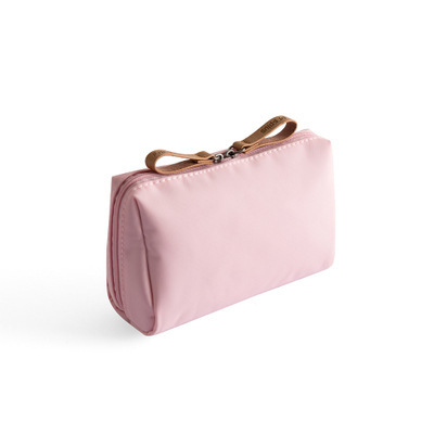 New Women Cosmetic Bag Solid Color Korean Style Makeup Bag Pouch Toiletry Bag Waterproof Makeup Organizer Case Luxury Bag