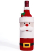 Christmas Decorations, Santa Claus Snowman Wine Bottle Covers, Champagne And Red Wine Bottle Covers,