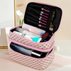 Large Capacity Makeup Bag Double Zip Women Cosmetic Bag Bathing Pouch Travel Toiletries Organizer Waterproof Storage Make Up Cas