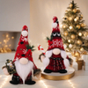 Christmas New Product Cane American Faceless Doll Knitted Bent Hat Dwarf Standing Doll Ornament