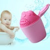 Cute Cartoon Baby Bath Caps Toddle Shampoo Cup Children Bathing Bailer Infant Shower Spoons Child Washing Hair Cup Kid Bath Tool