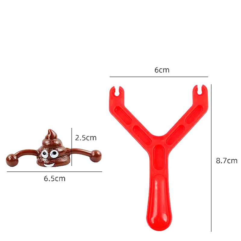 Set of 8 Fun Shooting Poo Game Toys Kids Birthday Party Gifts Baby Shower Pinata Stuffers Children's Day Carnival Party Favors