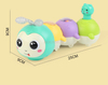 Moving Caterpillar Toys for Children, Electric Universal Boys, Simulated Animals, Crawling Insects, Girls 1-6 Years Old