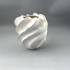 Modern Luxury Porcelain Vase Geometric Spiral Diamond Flower Insert Simple Ceramic Home Furnishing Living Room 