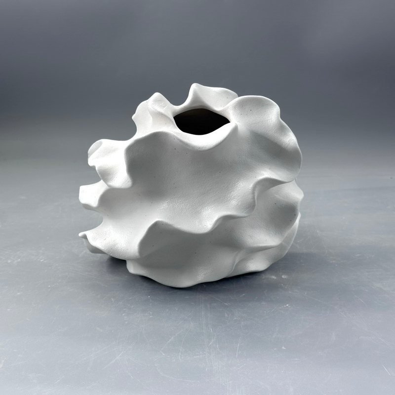 Nordic Creative Color Minimalist Ceramic Desktop Decor Living Room Decoration Ceramic Flower Vase
