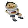Football Gnome Figurine Resin Sports Statue for Home Garden Decorations