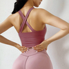 Hide Front Zipper Sports Bra Women Underwear Push Up Yoga Crop Top Bras Solid Athletic Vest Gym Fitness Shirt Sportswear