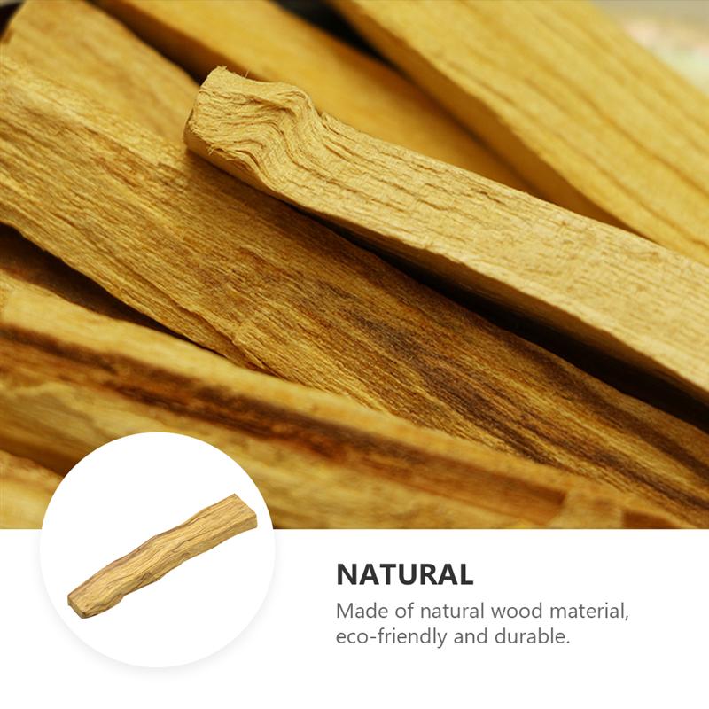 6Pcs /1pc Palo Santo Natural Incense Sticks Wooden Smudging Stick For Aromatherapy Fragrance Air Purification (Random Type)