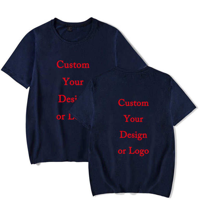 Customized Print Your Own Design Printed Unisex Tshirt