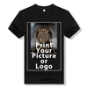 Men Casual Cotton Tshirt DIY Your OWN T Shirt Custom Printed Design Pictures