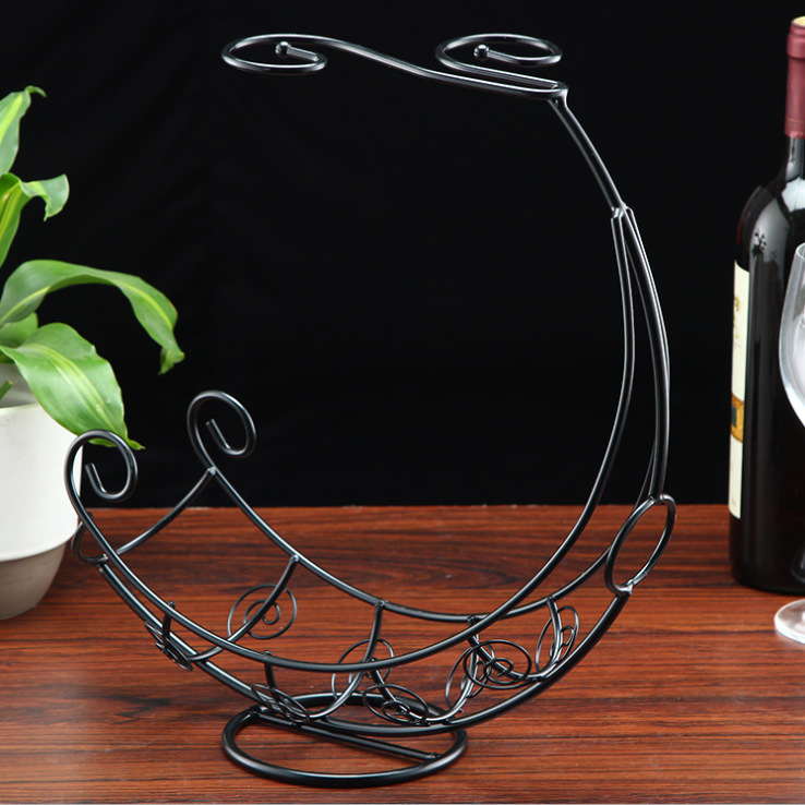 Red Wine Rack Glass Holder Shelf Bottle Bracket Drinking Cup Pirate Ship Goblet Decorations Families Bars Cafes Ideal Gifts