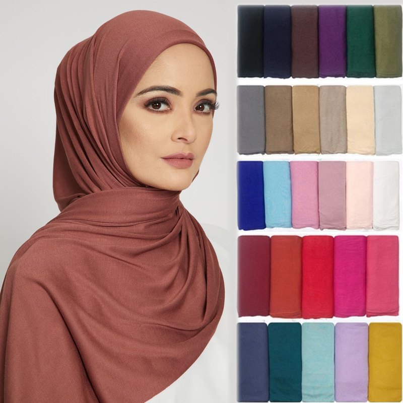 Factory Price Hot 90 Color Plain Bubble Scarf Muslim Chiffon Hijab Shawl High Quality Solid Color Headscarf Wraps