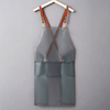 New Apron Waterproof And Oil-proof Strap Fashionable Korean-style Overalls Household Kitchen Cooking Women's TPU Work Clothes