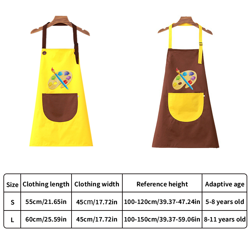 New Cartoon Baby Bib Sleeveless Apron Feeding Smoky Bib Children'S Apron Painting Children'S Birthday Gift Jacket