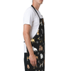 Cute Dog Grooming Apron with 2 Pockets Women Men Adjustable Waterproof Kitchen Cooking Bib Aprons Animals Cat Chicken Aprons