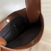 Women Bag Simple PU Leather Solid Shoulder Bag Fashion Large Capacity Handbag For School Work