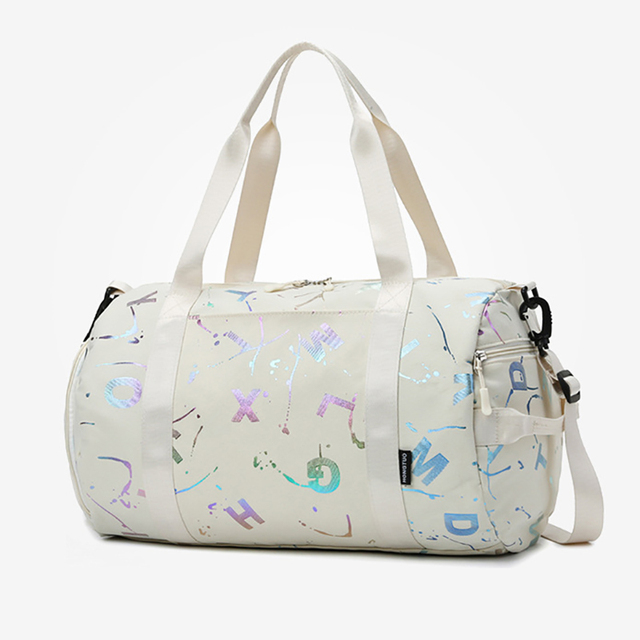 Gym Yoga Sport Dance Bag For Girl Boy Graffiti Letters Printing Travel Fitness Dry Wet Waterproof Crossbody Deffle Bag