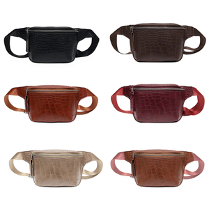 Alligator Pattern Shoulder Waist Bags Women Crossbody Chest Fanny Belt Pack