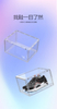 Custom Logo Box Shoes Sneaker Display Crate Shoe Container Storage Case Acrylic Clear Drop Front Shoebox Plastic Shoe Box