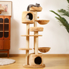 Large Cat Tree Pet Litter Large Multi-Level Jumping Platform House Multi-Cat Litter Cat Trees & Scratcher