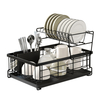 2 Tier Kitchen over Sink Drainer Storage Drying Plate Rack Kitchen Dish Drainer Drying Rack