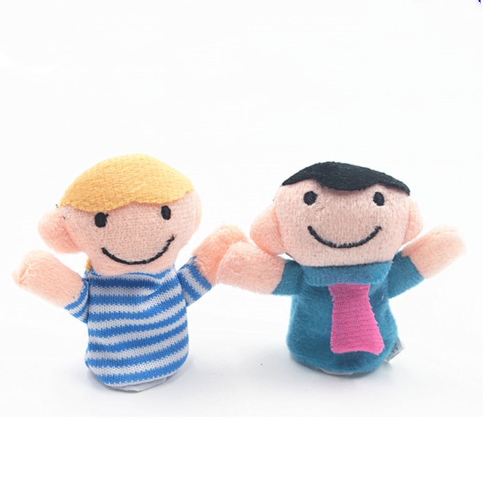 Wholesale Family Finger Puppet Custom Finger Puppets And Promotional Handmade Plush Animal Finger