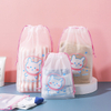 Waterproof EVA Cosmetic Bag Woman Travel Drawstring Swimming Makeup Pouch Dry Bag Bath Wash Handbag Seaside Beach Supplies