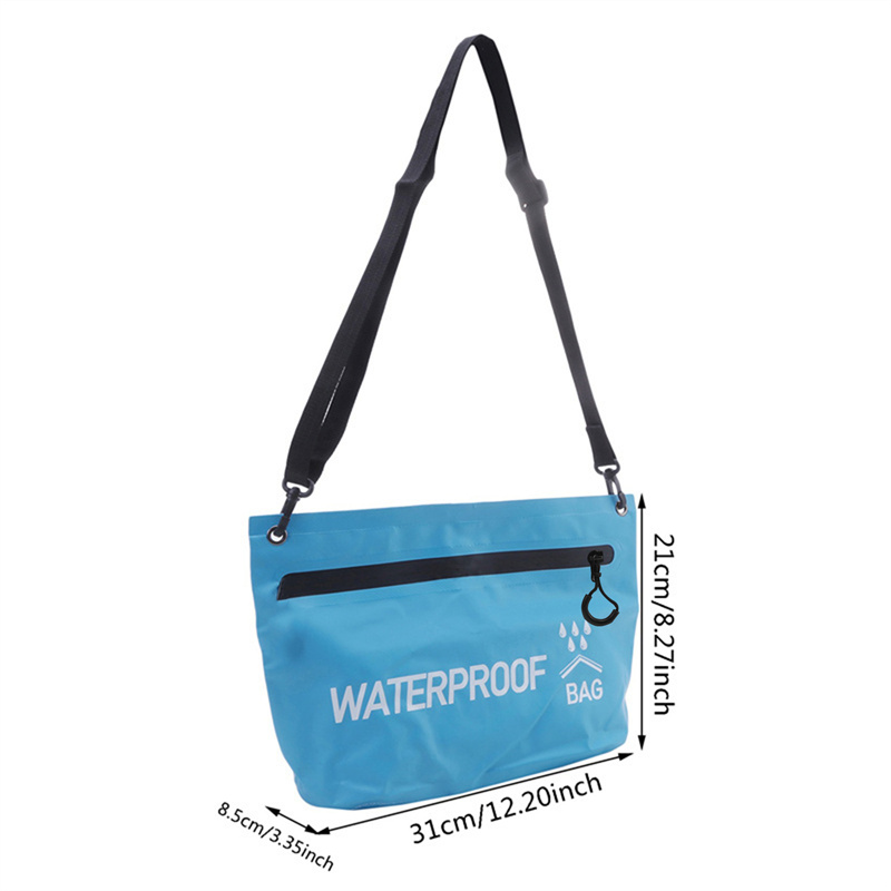 Waterproof Dry Bag Handbag Minimalist Handheld Makeup Bag, One Shoulder Waterproof Swimming Bag, Outdoor Travel Small Toilet Bag