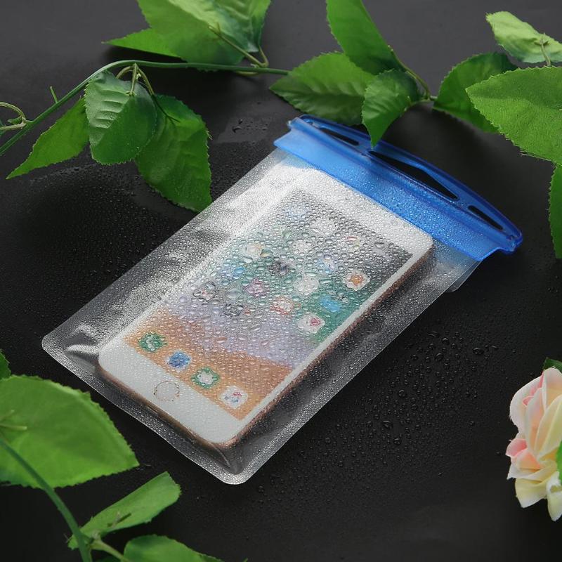 Universal Clear Swimming Waterproof Phone Case Bag Underwater Cover Pouch