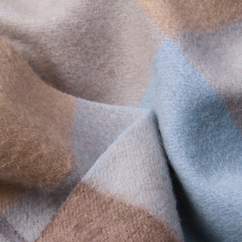  Women's Wool Scarves for Winter&Autumn New Fashion Pure Real Wool Wraps And Shawls for Ladies Plaid Classic Designed Scarf