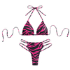 High Quality Swimsuit Bikinis Fashion Color Women Bathing Beachwear Swimwear Suppliers Custom Logo Girls Two Piece