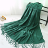 Women Cashmere Scarf Solid Thick Warm Casual Winter Scarves For Ladies Hijabs Pashmina Shawls Wraps Tassel Female Echarpe