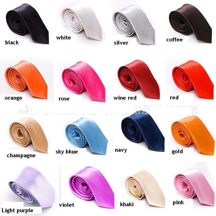 Mans Accessories Slim Skinny Tie for Men Jacquard Woven Solid Champagne Orange Red Purple Blue Ties Wedding Necktie Corbatas Par